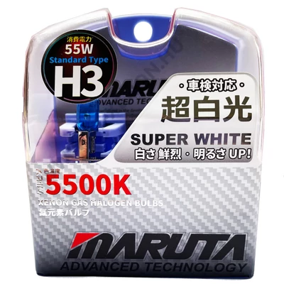 MTEC H3 SuperWhite 5500K xenon hatású izzó