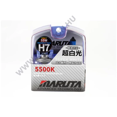 MTEC SuperWhite H7 55W - 100W 5500K xenon hatású halogén izzó DUO BOX