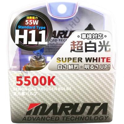 MTEC H11 55W SuperWhite 5500K xenon hatású izzó