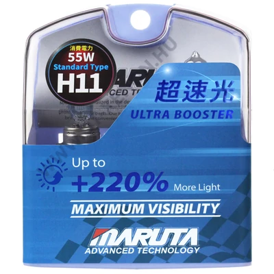 MTEC Ultra Booster H11 55W +220% halogén izzó DUO BOX MT-566