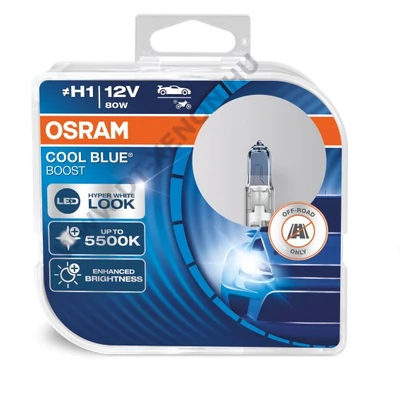 Osram Cool Blue Boost H1 5500K DUO BOX halogén izzó 62150CBB-2HB