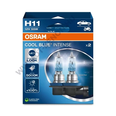Osram H11 Cool Blue Intense NextGen +100% 5000K halogén izzó 64211CBN-2HB
