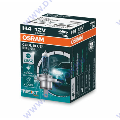 Osram H4 Cool Blue Intense NextGen +100% 5000K halogén izzó 64193CBN