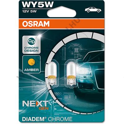 Osram WY5W T10 Diadem Chrome izzó 2827DC-02B DUO BOX