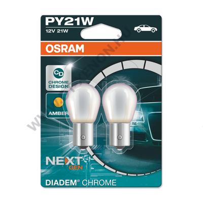 Osram PY21W Diadem Chrome 7507DC-02B DUO pack