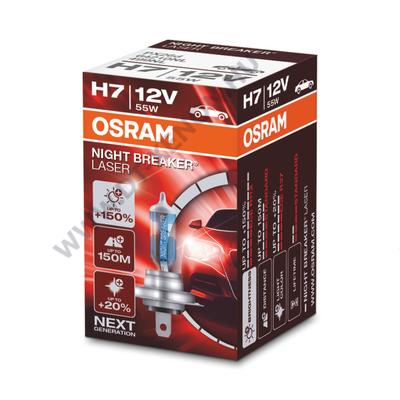 Osram Night Breaker Laser H7 +150% halogén izzó 64210NL