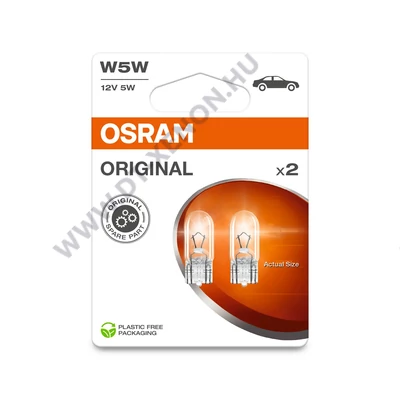 Osram T10 W5W Original Line izzó 2825-2BL DUO BOX