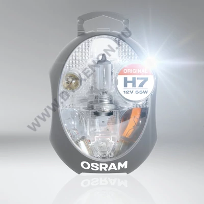 Osram H7 CLK EURO 12V tartalék izzó / biztosíték készlet