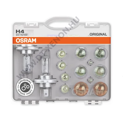 Osram H4 Original 24V tartalék izzó / biztosíték készlet CLKH4