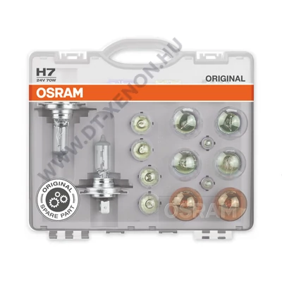 Osram H7 Original 24V tartalék izzó / biztosíték készlet CLKH7