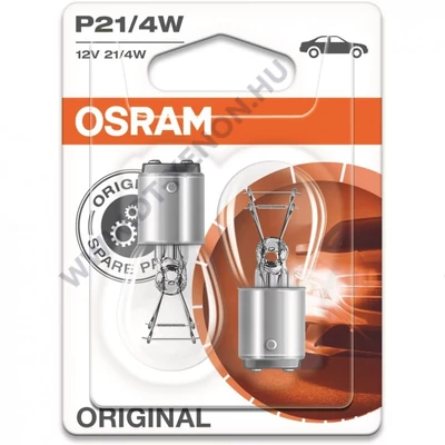 Osram P21/4W - BAZ15D Original Line izzó 7225-02B DUO BOX