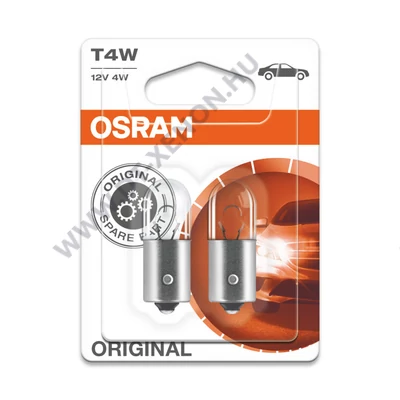 Osram T4W BA9S Original Line izzó 3893-02B DUO BOX