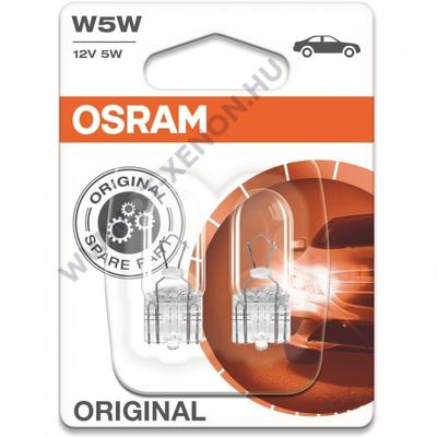 Osram T10 W5W Original Line izzó 2825-02B DUO BOX