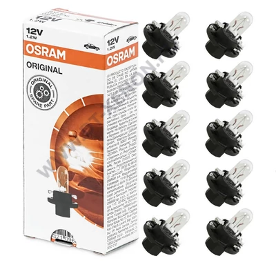 Osram BX8,4d 1,2W 12V Original Line műszerfal izzó 2351MFX6 10db-os készlet