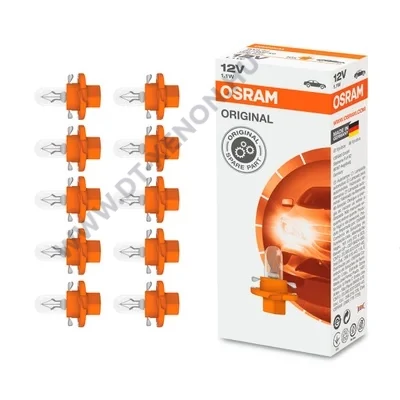 Osram BX8,4d 1,1W 12V Original Line műszerfal izzó 2473MFX6 10db-os készlet
