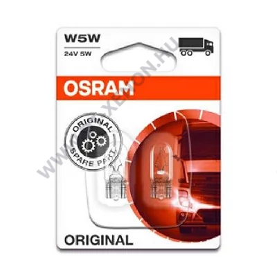 Osram T10 W5W 24V Original Line izzó DUO BOX 2845-02B