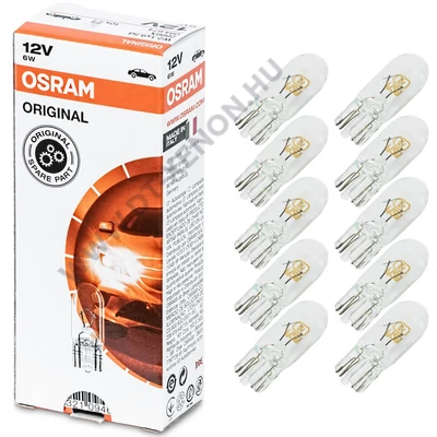 Osram T10 W6W Original Line MINIXEN izzó 2886X (10db-os készlet)