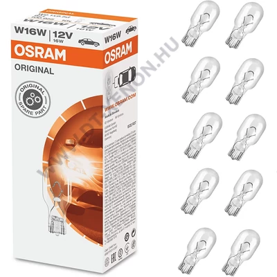 Osram T15 W16W Original Line 921 halogén izzó 10db-os készlet