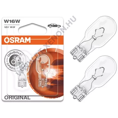Osram T15 W16W Original Line halogén izzó DUO BOX 921-2BL