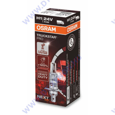 Osram Truckstar Pro Next Gen 24V +120% H1 halogén izzó 64155TSP