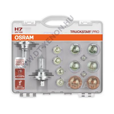 Osram H7 Truckstar Pro Next Gen +120% 24V tartalék izzó / biztosíték készlet