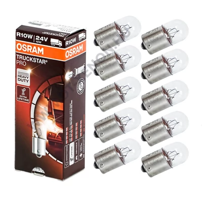 Osram R10W BA15S Truckstar Pro 24V halogén izzó 5637TSP