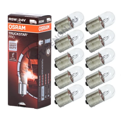 Osram R5W BA15S Truckstar Pro 24V halogén izzó 5627TSP