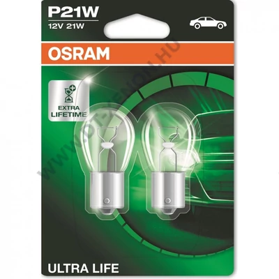 Osram P21W BA15S Ultra Life halogén izzó 7506ULT-02B DUO BOX
