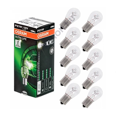 Osram P21W BA15S Ultra Life halogén izzó 7506ULT (10db-os csomag)