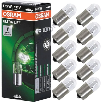 Osram R5W BA15S Ultra Life halogén izzó 5007ULT 10db-os készlet