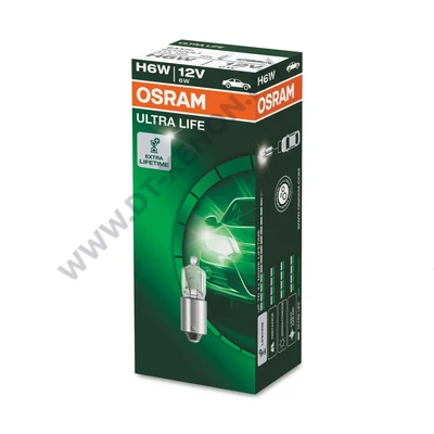 Osram H6W BAX9S Ultra Life halogén izzó 64132ULT 10db-os készlet