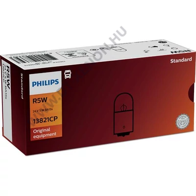 Philips BA15S R5W 24V Standard halogén izzó 13821CP 10db-os készlet