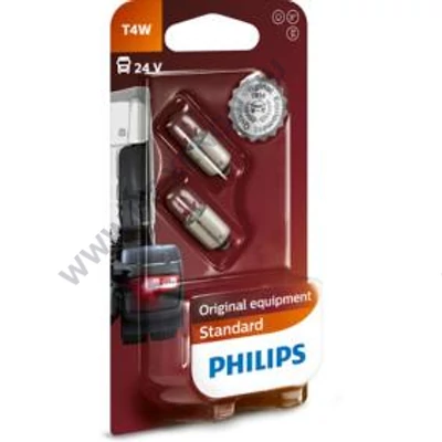 Philips BA9S T4W 24V Standard halogén izzó duo box 13929B2