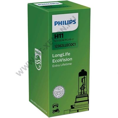 Philips H11 LongLife EcoVision H11 halogén izzó 12362LLECOC1