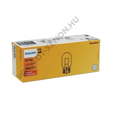 Philips T20 W21W 7440 Vision +30% halogén izzó 12065CP 10db-os készlet