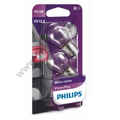 Philips P21/5W - BAY15D VisionPlus izzó