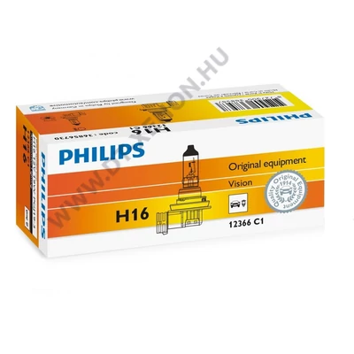 Philips H16 Vision halogén izzó +30% 12366C1