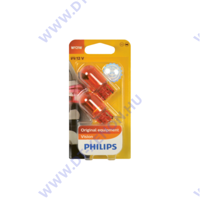 Philips T20 WY21W Vision halogén izzó +30% 12071B2 DUO pack