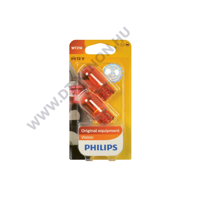 Philips T20 WY21W Vision halogén izzó +30% 12071B2 DUO pack