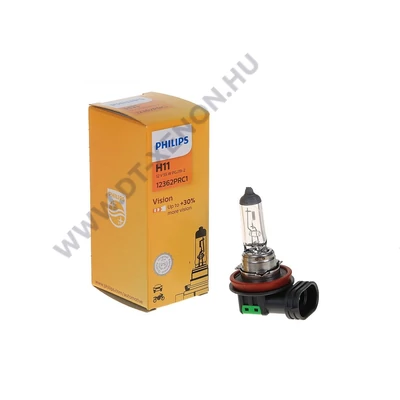 Philips H11 Vision halogén izzó +30% 12362PRC1