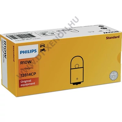 Philips R10W BA15S Standard Vision +30% 10db-os halogén izzó készlet 12814CP