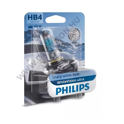Philips HB4 WhiteVision Ultra halogén izzó +60% 9006WVUB1