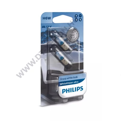 Philips BAX9S H6W WhiteVision Ultra helyzetjelző izzó DUO BOX 12036WVUB2