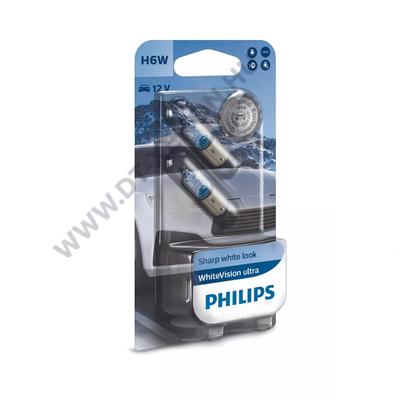 Philips BAX9S H6W WhiteVision Ultra helyzetjelző izzó DUO BOX 12036WVUB2