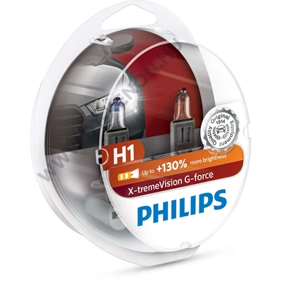 Philips H1 X-tremeVision G-Force halogén izzó +130% 12258XVG