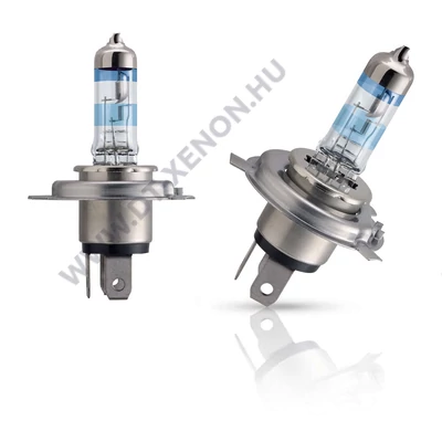 Philips H4 X-tremeVision G-Force halogén izzó +130% 12342XVGS2
