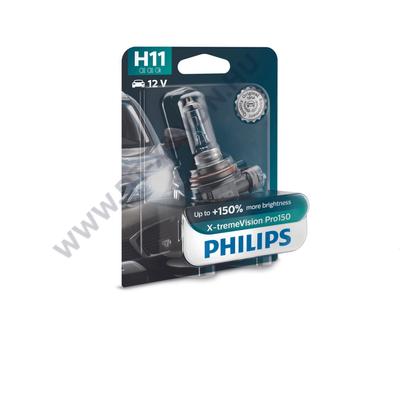 Philips H11 X-tremeVision PRO150 halogén izzó +150% 12362XVPB1