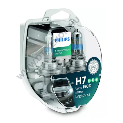 Philips H7 X-tremeVision PRO150 halogén izzó +150% 12972XVPS2