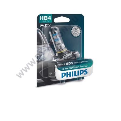 Philips HB4 X-tremeVision PRO150 halogén izzó +150% 9006XVPB1
