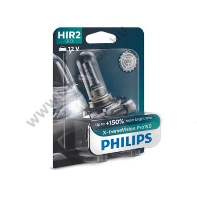 Philips HIR2 X-tremeVision PRO150 halogén izzó +150% 9012XVPB1